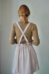 sara BY RIS|くるみボタン腰エプロン