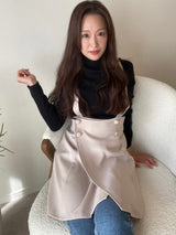 sara BY RIS|くるみボタン腰エプロン