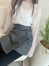 sara BY RIS|バックル付き腰エプロン